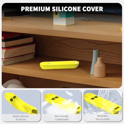 Silicone Remote Cover for Nex Playground Remote with Lanyard (Yellow) - color: Yellow