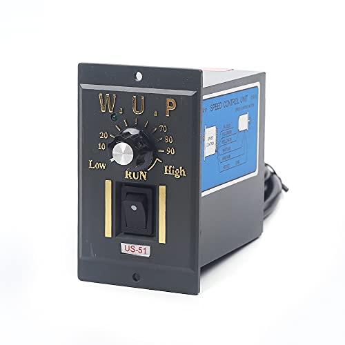 0-135RPM 120W 10K Variable Speed AC Gear Reduction Motor with Controller - color: 120W 10K