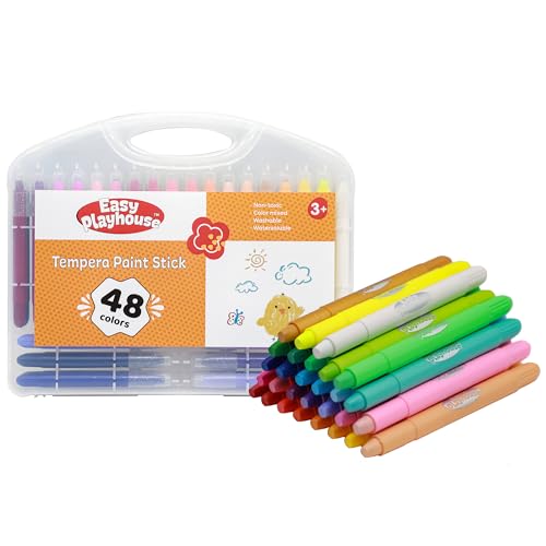 Easy Playhouse Tempera Paint Sticks 48pk - Washable, Non-Toxic Art Set - style: Paint Sticks - 48