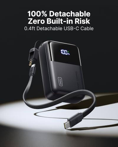 INIU Laptop Power Bank, Smallest 25000mAh 100W Fast Charging Battery Pack - color: Metallic Silver, size: Mini Size