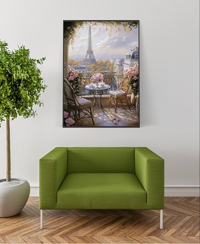 5DDIYART Paris Eiffel Tower Diamond Art Kits for Adults - color: KM558-1