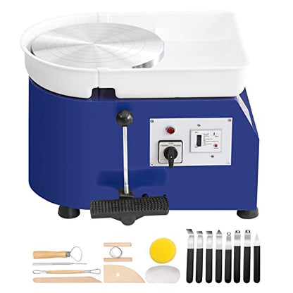 VEVOR Pottery Wheel 11inch 350W Ceramic Wheel Forming Machine Accessory Kit - size: 11in-350W