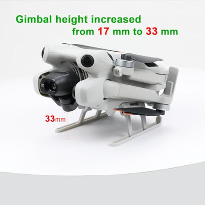 Landing Gear for DJI Mini 4 Pro Drone,Foldable Legs,Extension Feet Accessories