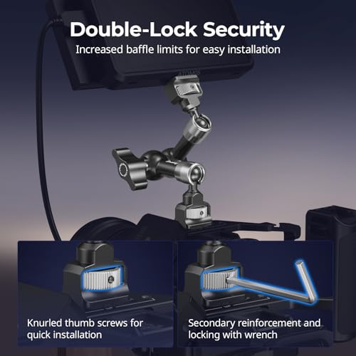 SMALLRIG 7'' Magic Arm with 1/4"-20 Screws & Spring-Loaded Pins - style: 1-Pack (Spring-Loaded Pins)