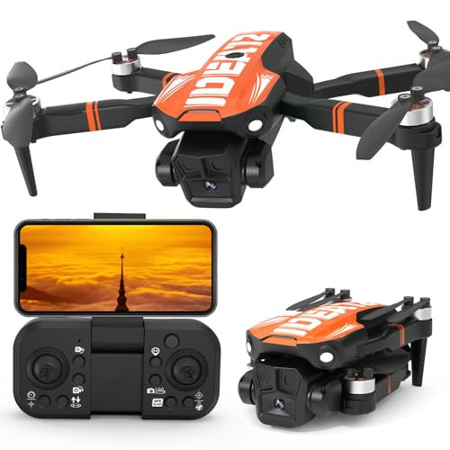LE-IDEA GPS Drone with Camera for Adults, IDEA12GPS Drone with Camera 4K - color: Orange