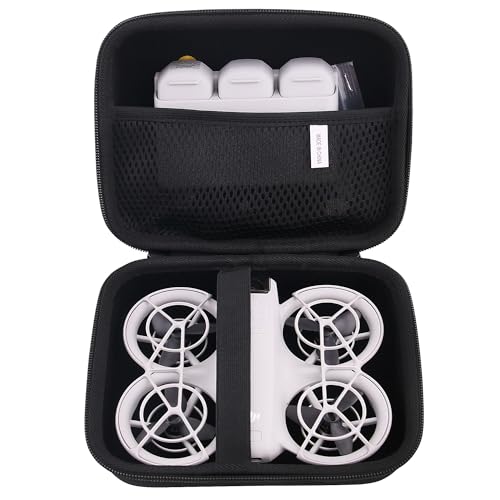 Hard EVA Carrying Case Compatible with DJI Neo Three-Battery Combo RC Drone storage box (Drone case) - size: Drone case