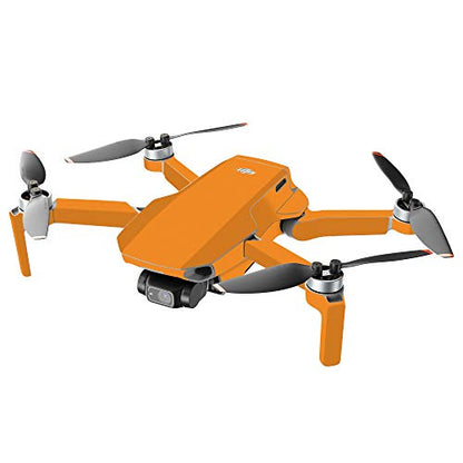MightySkins Compatible with DJI Mini 2 Portable Drone - Solid Orange | Protective, Durable, and Unique Vinyl Decal wrap Cover | Easy to Apply, Remove, and Change Styles | Made in The USA - color: Solid Orange