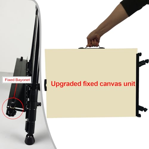 RRFTOK 3 Pack 17-66 Inch Art Easel Stand for Painting and Sign, Black - style: 66B 3-Pack