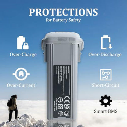 Air 3S Battery for DJI, 4241mAh-14.76V Intelligent Flight Battery for DJI Air 3 Series Drone Replacement