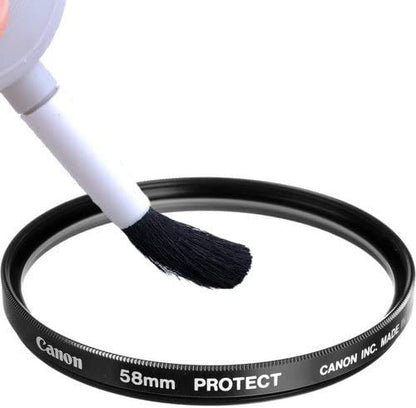 Dust Cleaner Kit Strong Cleaning Air Blower + Soft Brush Blower for Camera & Camcorder, Lens, LCD Screens, etc + Microfiber Cloth