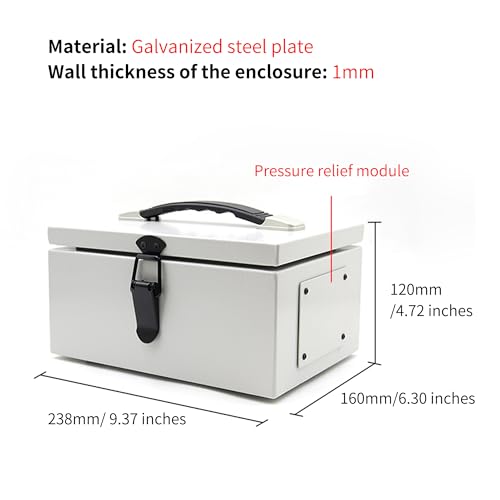 SPEEDY BEE Guardme AN9 Lipo Battery Storage：Fireproof Lithium Battery Container Case, Explosion-Proof Charging Box for RC Parts Rc Car FPV Hobbies Bat-Safe