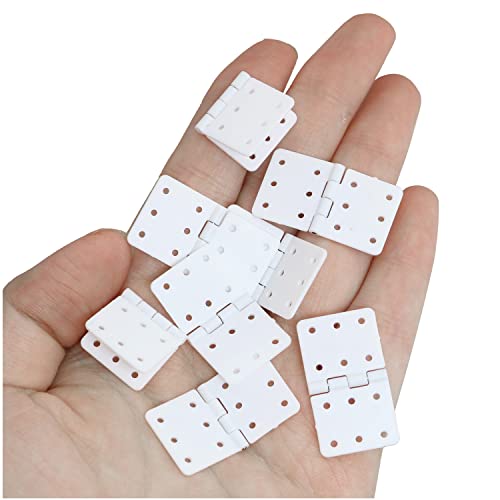 24PCS 16x29 mm Pinned Nylon Hinges RC Airplane Plane Parts Replacement Aircraft Fixed Wing Model