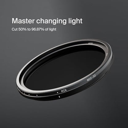 Urth 43mm ND2-32 Variable ND Lens Filter (Plus) - size: 43mm