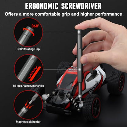 SHARDEN Precision Screwdriver Set for Electronic Repair 60 in 1 - color: 60 in 1 Black