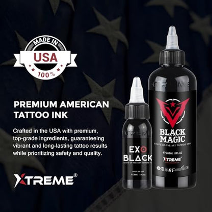 Xtreme Shading Solution, Achieve Seamless Transitions and Stunning Shading Effects with Our Versatile Tattoo Ink Enhancer, Elevate Tattoo Artistry (1 oz)