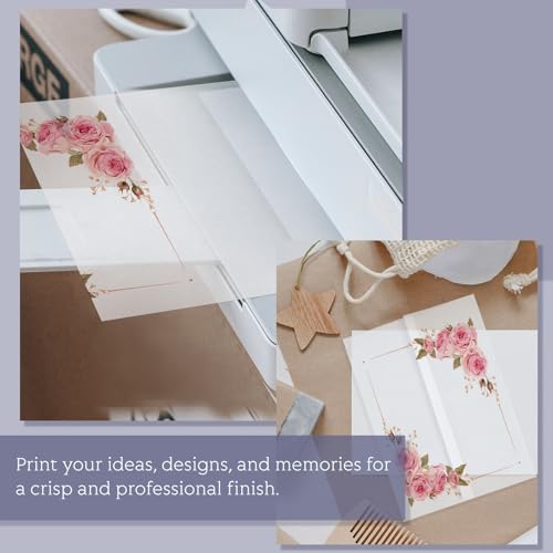 Goefun Vellum Paper 5x7 Pre-Folded, 120 Sheets Vellum Jackets 115GSM - color: white, size: 5x7-120pcs