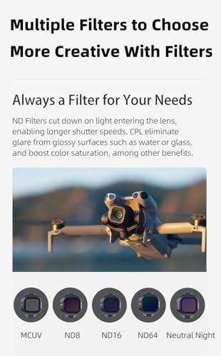 Kase Optical Glass Filter Compatible with Drone DJI Mini 5 Pro (ND8) - style: ND8