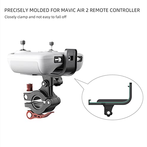 Mavic 3 Bike Bracket Bicycle Mount Holder for DJI Mavic Air 2,Air 2S Mini 2 Mini 3 Pro RC-N1 Controller, Adjustable Handlebar Clamp Clip Remote Controler, Not for DJI RC Controller