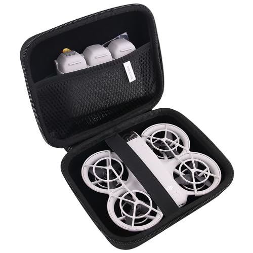 Hard EVA Carrying Case Compatible with DJI Neo Three-Battery Combo RC Drone storage box (Drone case) - size: Drone case