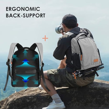 TARION Camera Backpack for Photographers Compact 15L, TB04 Grey - color: Grey