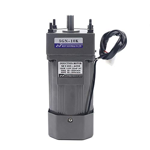 0-135RPM 120W 10K Variable Speed AC Gear Reduction Motor with Controller - color: 120W 10K