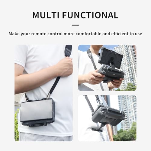 RC PRO2 Remote Control Crossbar with Belly Support Bracket & Adjustable Neck Strap Compatible with DJI Mavic 4Pro, Ergonomic Hands-Free Holder, Foldable Design, Pressure Relief Lanyard Accessories