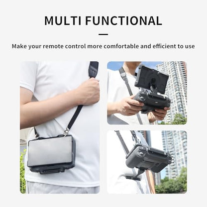 RC PRO2 Remote Control Crossbar with Belly Support Bracket & Adjustable Neck Strap Compatible with DJI Mavic 4Pro, Ergonomic Hands-Free Holder, Foldable Design, Pressure Relief Lanyard Accessories