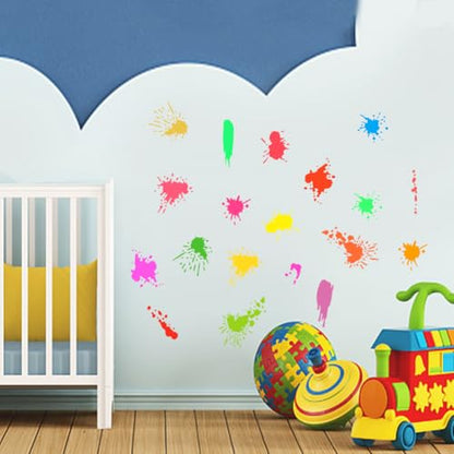 Splatter Ink Art Stencil for Painting 11.8" x 11.8" Reusable - style: Splatter