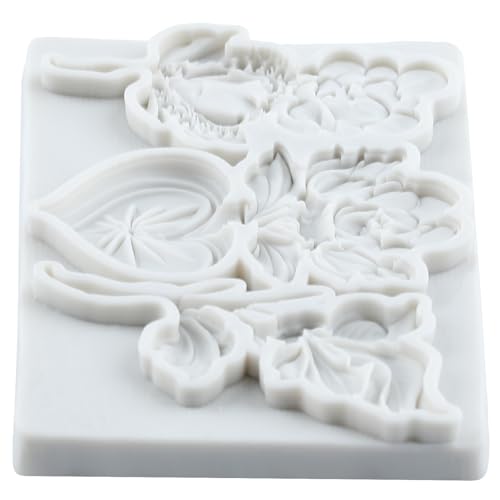Flower Resin Silicone Mold Flower Heart Polymer Clay Molds - color: Style I
