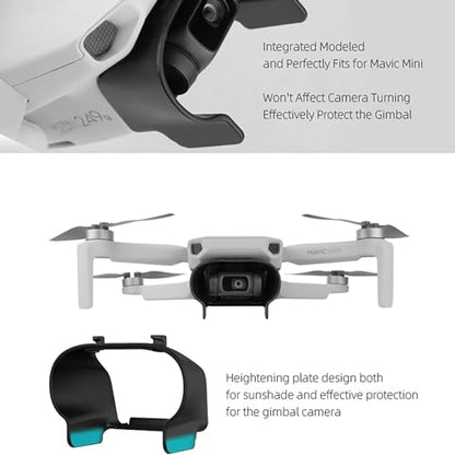 CHICHIYANG Gimbal Camera Lens Hood Cap Protective Sunshade Quick Release Cover for DJI Mavic Mini RC Drone Accessories