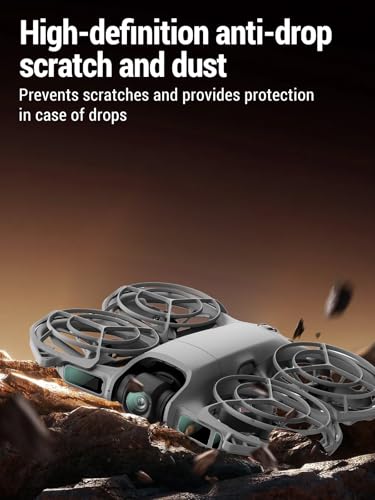 (4 in 1) for DJI Neo 2 Lens, sensor, and side screens protector, 9H tempered glass lens film + TPU screen film, High-definition transparent Scratch-resistant and bubble-free, 2 SET.