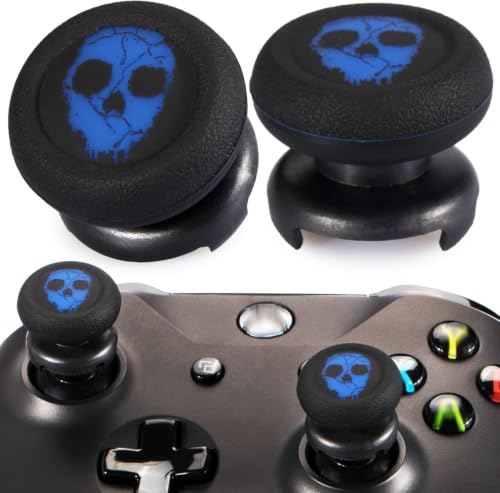FPS Thumbstick Extender Rubber Silicone Grip Cover 2 Sets for Xbox Series X/S & Xbox One Controller(Ghost Blued) - color: 5