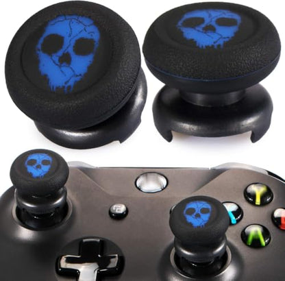 FPS Thumbstick Extender Rubber Silicone Grip Cover 2 Sets for Xbox Series X/S & Xbox One Controller(Ghost Blued) - color: 5