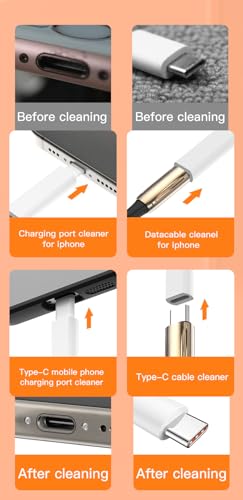 32-in-1 Electronics Cleaning Kit for Phone, Earbuds, Keyboard & Camera Lens - color: White
