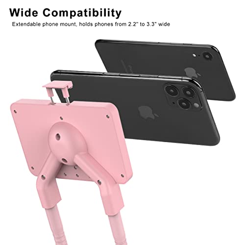 B-Land Cell Phone Holder, Universal Lazy Bracket DIY Mobile Phone Stand - color: Pink