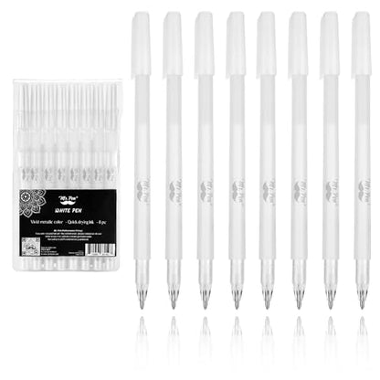 Mr. Pen- White Gel Pens, 8 Pack, 0.8mm - style: White Pens