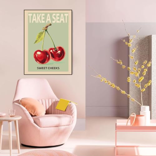 Pink Fruit Diamond Art Kits for Adults Cherry Diamond Painting Kit Beginner - color: DP04922, size: Round Drill