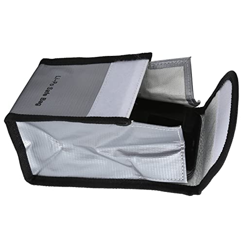 Fireproof Document Bag, Storage Bag with High Temperature Material for Important Certificates, Passports, Cash, Jewelry, Batteries
