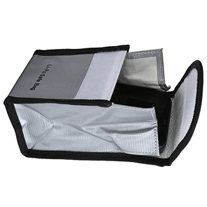 Fireproof Document Bag, Storage Bag with High Temperature Material for Important Certificates, Passports, Cash, Jewelry, Batteries