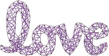 String Art: Turn string and pins into works of art - size: Medium