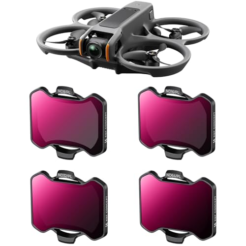 K&F CONCEPT 4Pack ND/PL Filter Set Compatible with DJI Avata 2 - style: 4Pack ND/PL Filter Kit