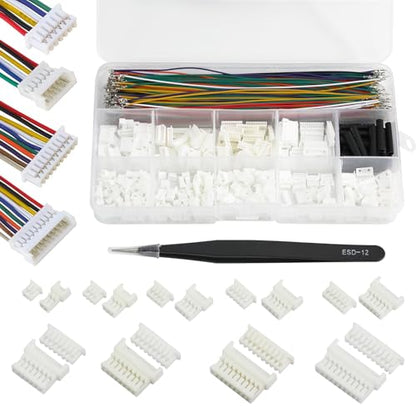 JST MX1.25mm Pre-Crimped Wire Kit 2-10P Male Female 28AWG