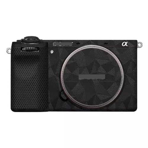 Alpha 6700 Camera Body Sticker Protective Skin Vinyl Film Decals Accessories for Sony A6700 (Triangle Black) - color: Triangle Black