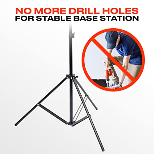 Skywin VR Tripod Stand for HTC Vive Base Station - 2 Adjustable Stands - color: Black, size: 2 Stands