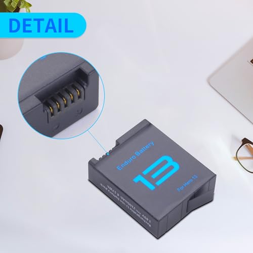 2-Pack Battery with 3-Channel Charger Station for Hero 13 Mission 1