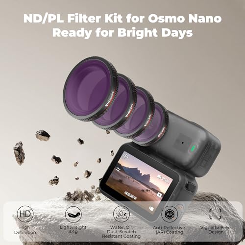 Freewell Bright Day ND/PL Filter Kit for DJI Osmo Nano - style: Bright Day Kit