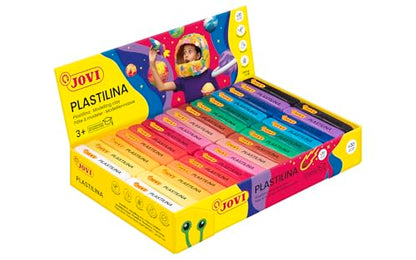 Jovi - Reusable and Non-Hardening Modeling Clay, 30 1.75oz Bars, 15 Colors