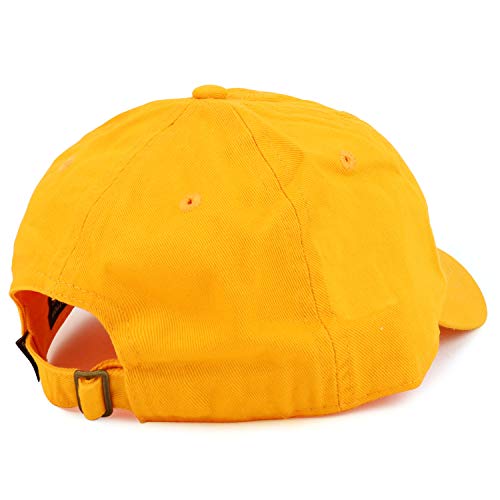 Trendy Apparel Shop Youth Drone Pilot Adjustable Soft Crown Baseball Cap - color: Gold