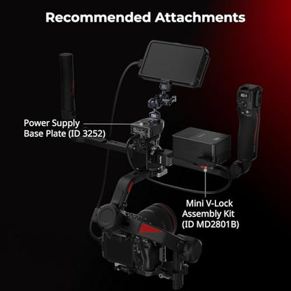 SmallRig Focus Control Dual Grip for DJI RS 2 /RS 3 Pro/RS 4 Pro Stabilizer - style: Handle w/ focus control