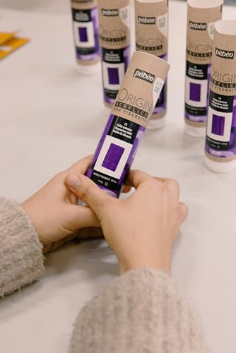 PEBEO Origin Acrylics 120ml Matte Acrylic Paint, Ultramarine Violet - color: Ultramarine Violet